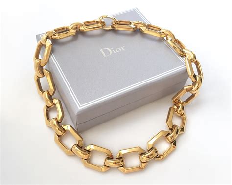 dior chain pendant|vintage dior necklace.